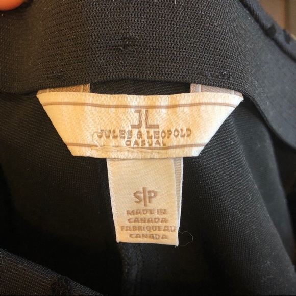 Black polka dot pattern velvet leggings pants - Picture 4 of 4